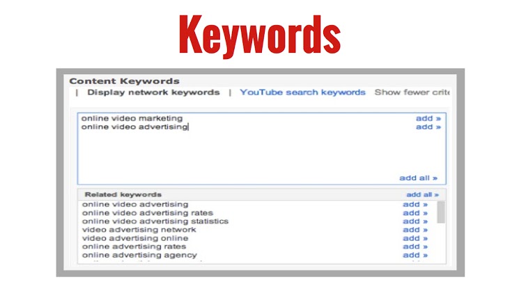 Trueview YouTube Ads Targeting Keywords